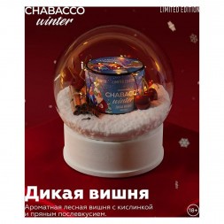Смесь Chabacco MEDIUM - Wild Cherry (Дикая Вишня, 200 грамм)