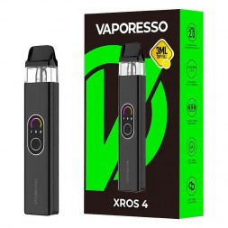 Электронная сигарета Vaporesso XROS 4 - Black (Чёрная)