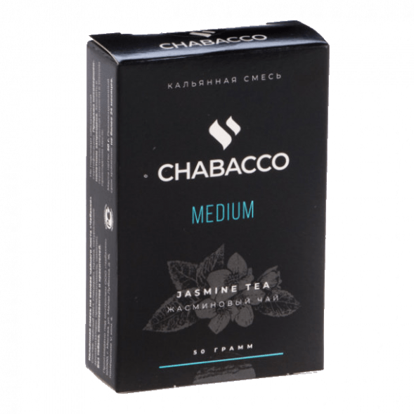Смесь Chabacco MEDIUM - Jasmine Tea (Жасминовый Чай, 50 грамм) купить в Новосибирске