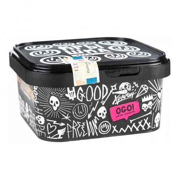 Табак Хулиган - OGO! (Сакура и Маракуйя, 200 грамм) купить в Новосибирске