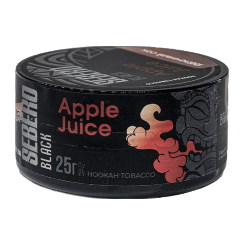 Табак Sebero Black - Apple Juice (Яблочный Сок, 25 грамм) купить в Новосибирске