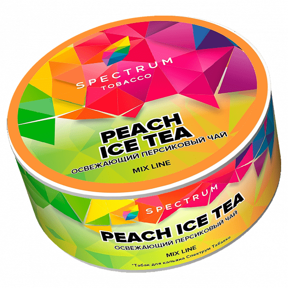 Табак Spectrum Mix Line - Peach Ice Tea (Освежающий Персиковый Чай, 25 грамм) купить в Новосибирске
