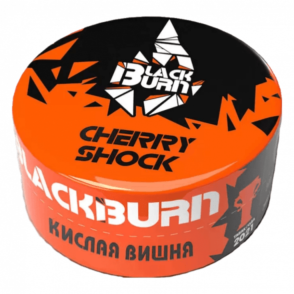 Табак BlackBurn - Cherry Shock (Кислая Вишня, 25 грамм) купить в Новосибирске
