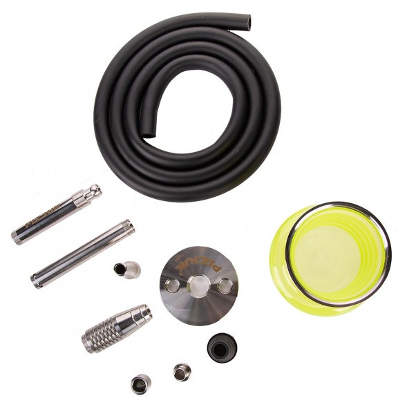 Кальян Pizduk PRO - Black-Bag (Салатовая Колба) купить в Новосибирске