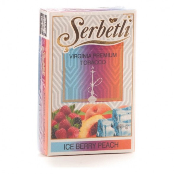 Табак Serbetli - Ice Berry Peach (Персик Ягоды со Льдом, 50 грамм, Акциз) купить в Новосибирске