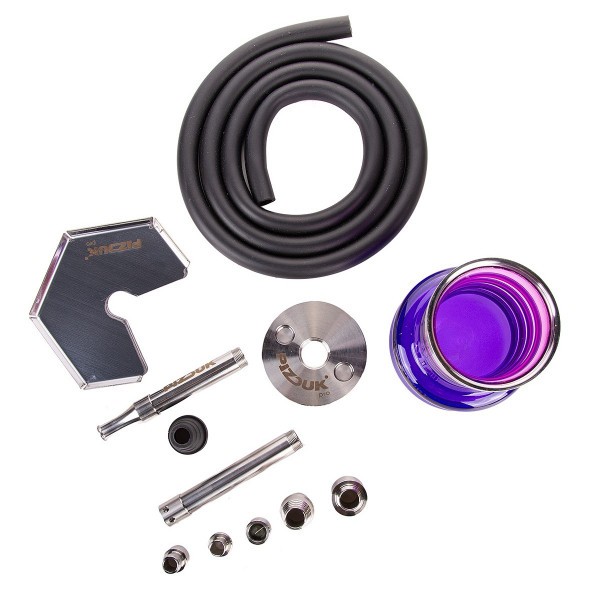 Кальян Pizduk PRO - Black-Bag (Фиолетово-Розовая Колба) купить в Новосибирске