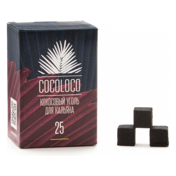 Уголь CocoLoco (25 мм, 72 кубика) купить в Новосибирске