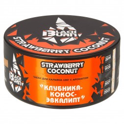 Табак BlackBurn - Strawberry Coconut (Клубника - Кокос и Эвкалипт, 100 грамм)