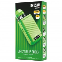 Электронная сигарета Brusko - Minican Plus Slider (Зеленый)